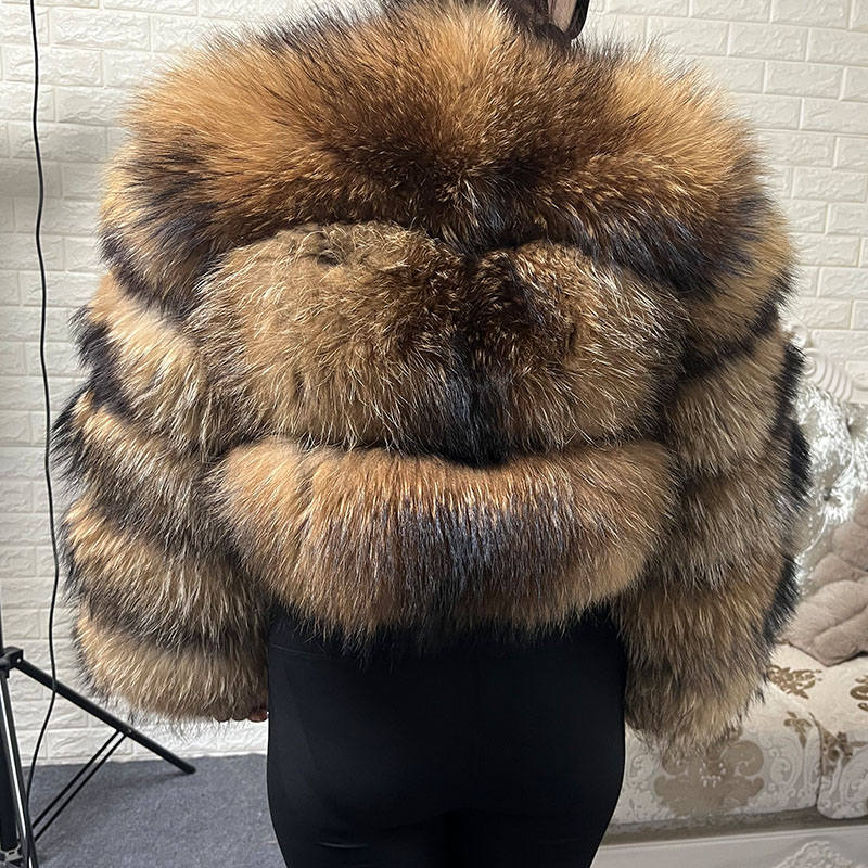 Plus Size Tops Brown Fur Maoma - Winter Clothing Essentials 评论和价格
