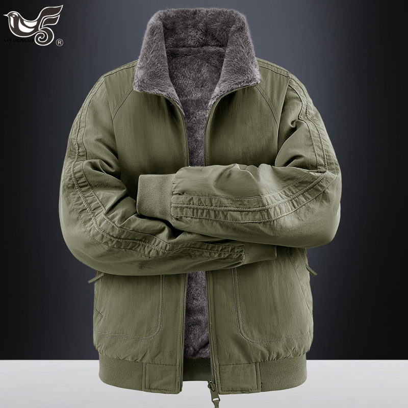 Men Parkas Thick Warm Reversib - Winter Clothing Game 评论和价格