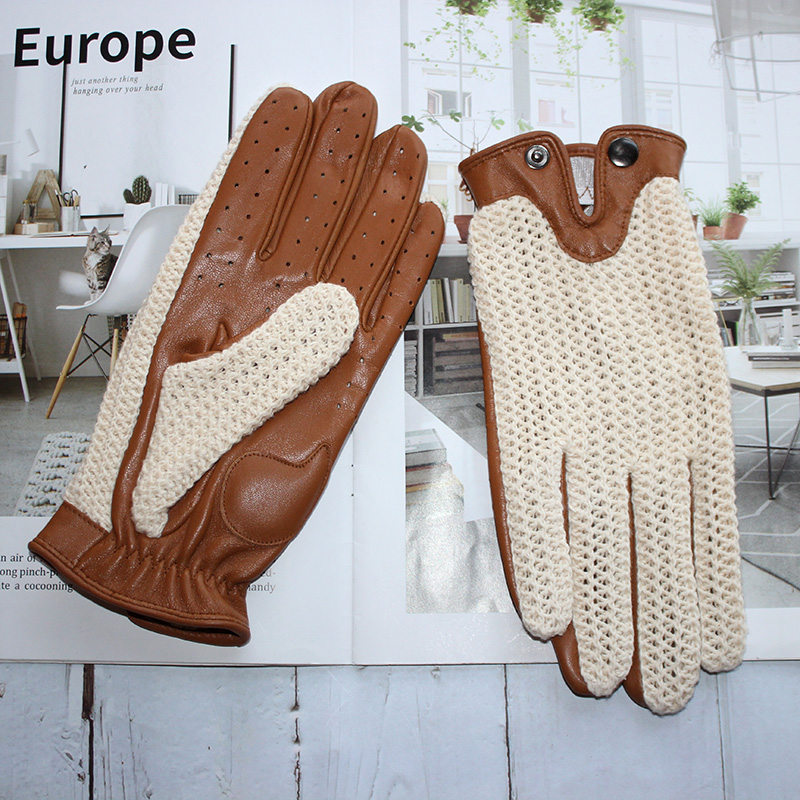 High Quality New Leather Men's - Knit Glove Touch Screen 评论和价格