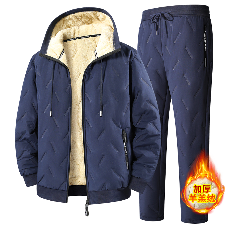 Men's Lamb Fleece Lined Tracks - Winter Clothing Essentials 评论和价格
