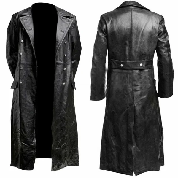 Leather Jacket Men Winter Flee - Winter Clothing Essentials 评论和价格