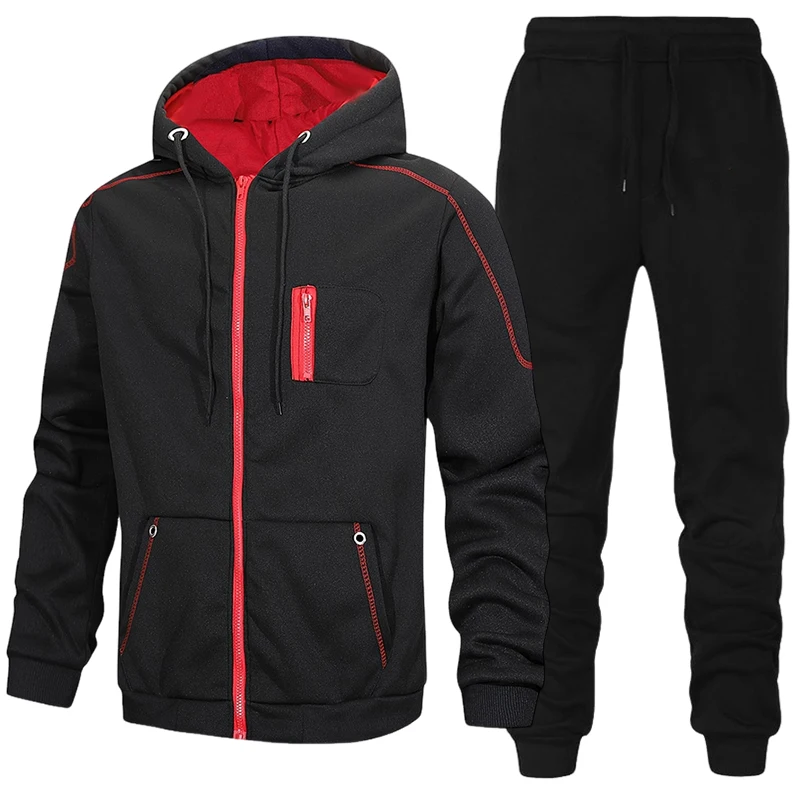 Fashion Men's Tracksuit Casual - Winter Clothing Essentials 评论和价格