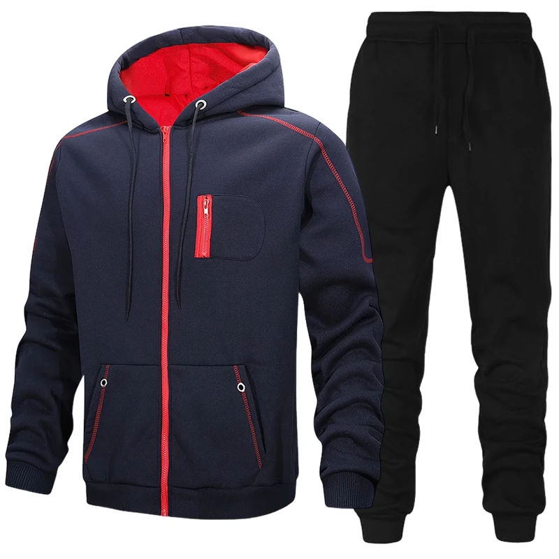 Fashion Men's Tracksuit Casual - Winter Clothing Essentials 评论和价格