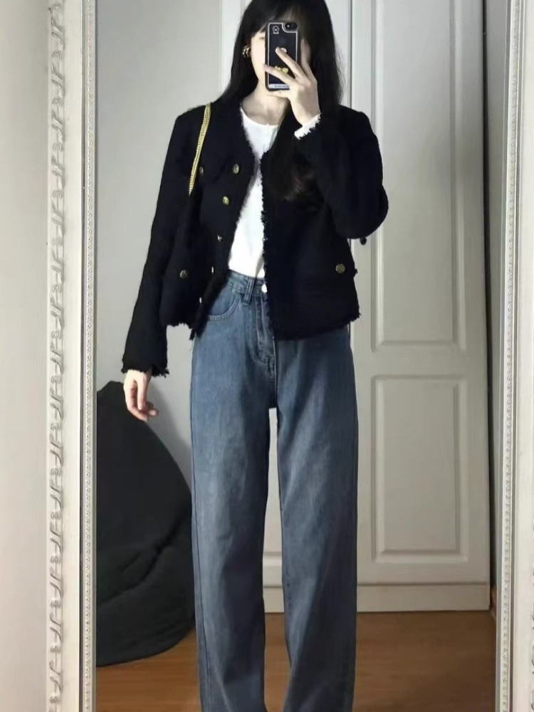 Autumn and Winter Black Jacket - Winter Clothing Pictures 评论和价格