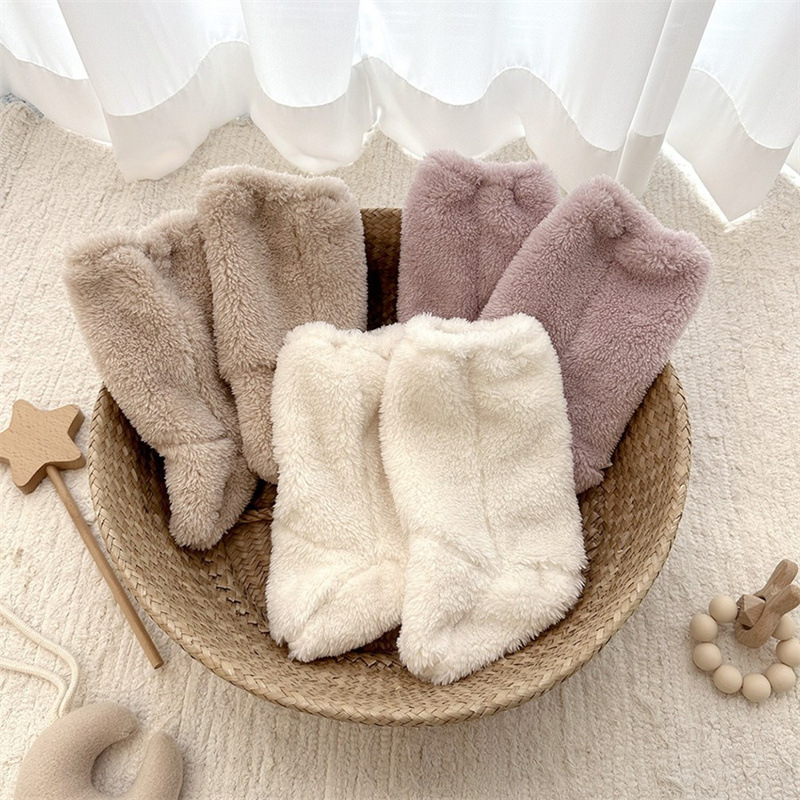 Warm Winter Baby Socks Coral F - Winter Clothing Baby Boy 评论和价格