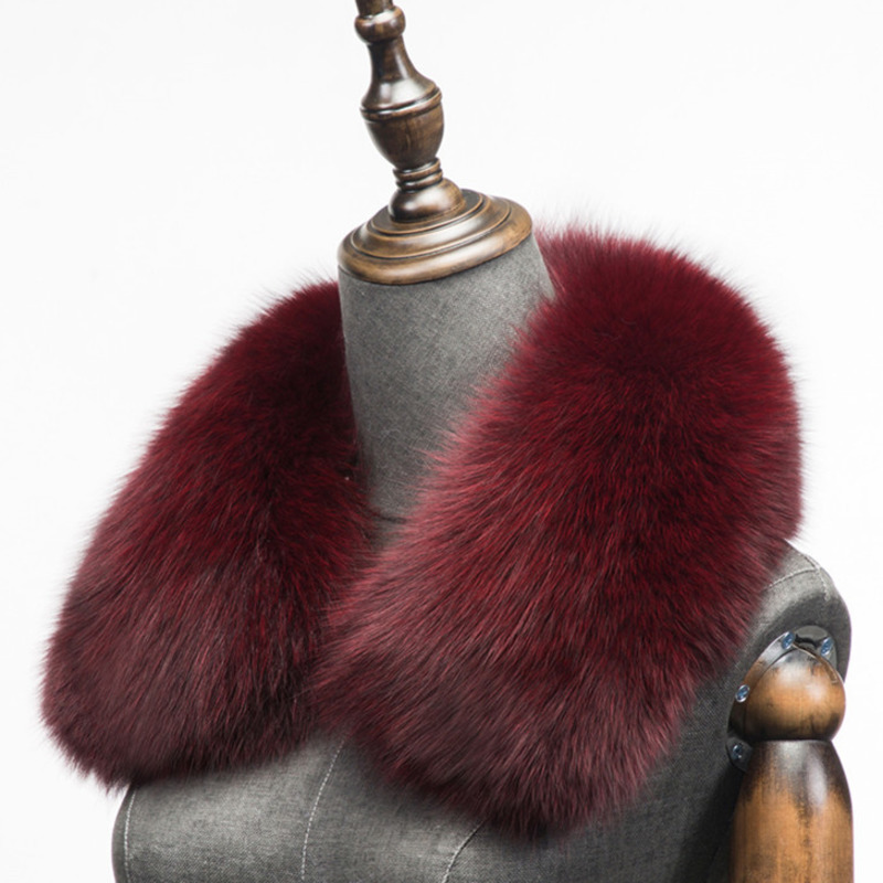 Winter Natural Fox Fur Scarf S - Winter Clothing Essentials 评论和价格