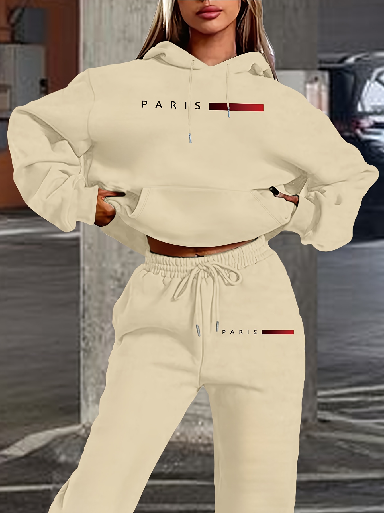 New Women's Sets Hoodie and Pa - Winter Clothing For Women 评论和价格