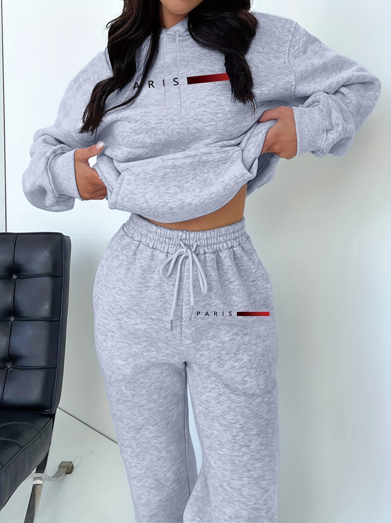 New Women's Sets Hoodie and Pa - Winter Clothing For Women 评论和价格