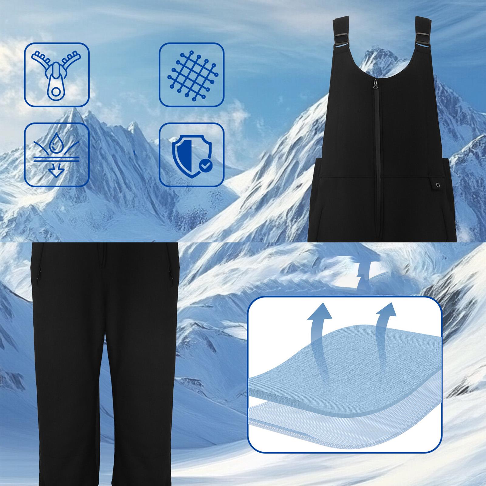 Ski Overalls Women Windproof W - Ski Pants Waterproof 评论和价格