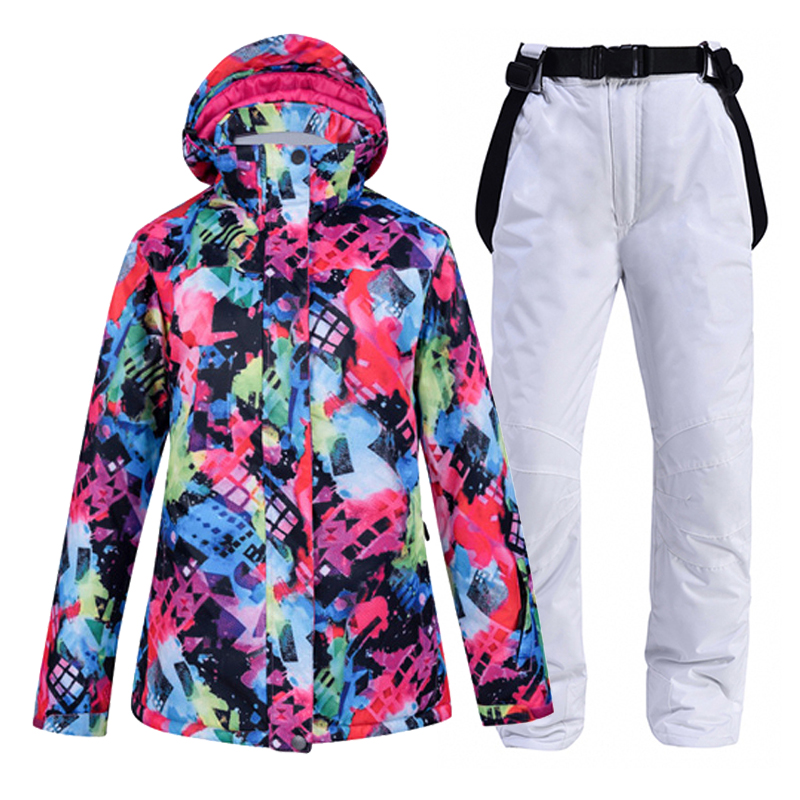 Cheaper, Women Snow Wear Suit  - Ski Pants Waterproof 评论和价格