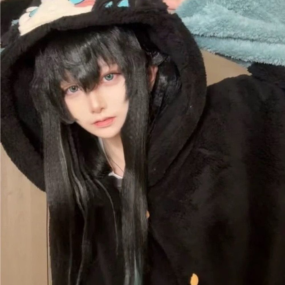 2Pcs Demon Slayer Tokitou Muic - Fleece Hoodie Lined 评论和价格