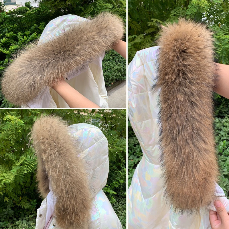 Real Fur Collar for Coat Parka - Winter Clothing Essentials 评论和价格