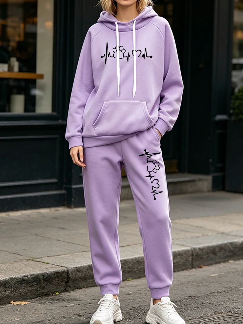 Fashion Women's 2 Pcs Sets Aut - Winter Clothing For Women 评论和价格