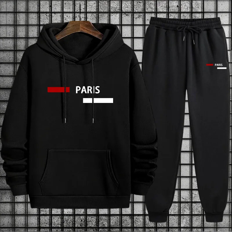Men's Tracksuit Casual Hooded  - Winter Clothing Essentials 评论和价格