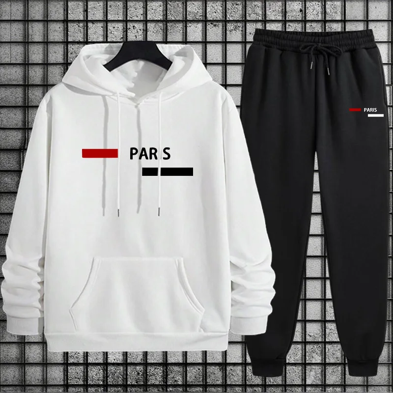 Men's Tracksuit Casual Hooded  - Winter Clothing Essentials 评论和价格