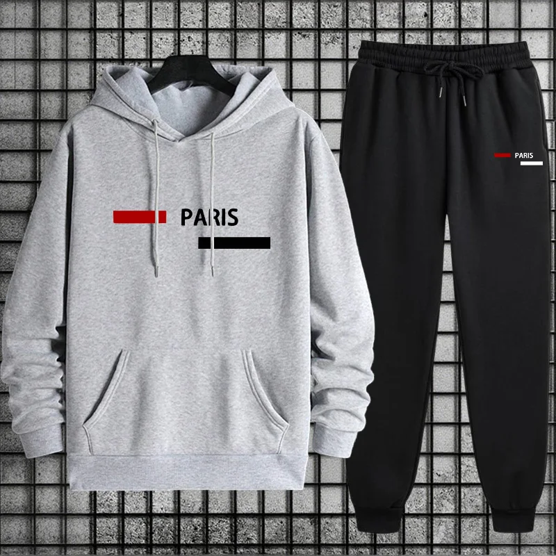 Men's Tracksuit Casual Hooded  - Winter Clothing Essentials 评论和价格