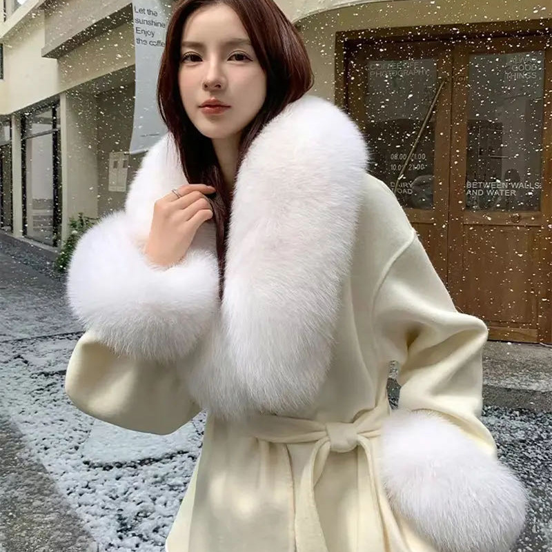 2025 Real Fox Fur Collar Winte - Winter Clothing Essentials 评论和价格