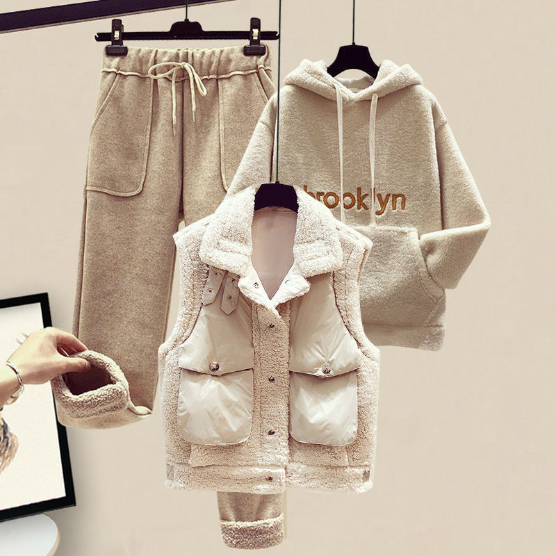 Three-Piece Cotton Coat and Ve - Winter Clothing Factory Outlet 评论和价格