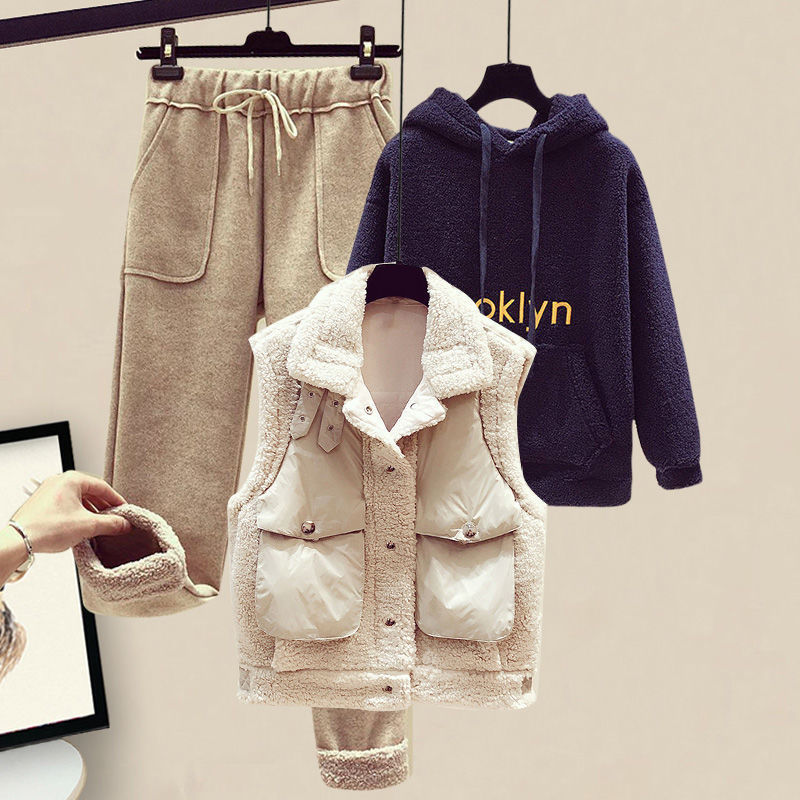 Three-Piece Cotton Coat and Ve - Winter Clothing Factory Outlet 评论和价格