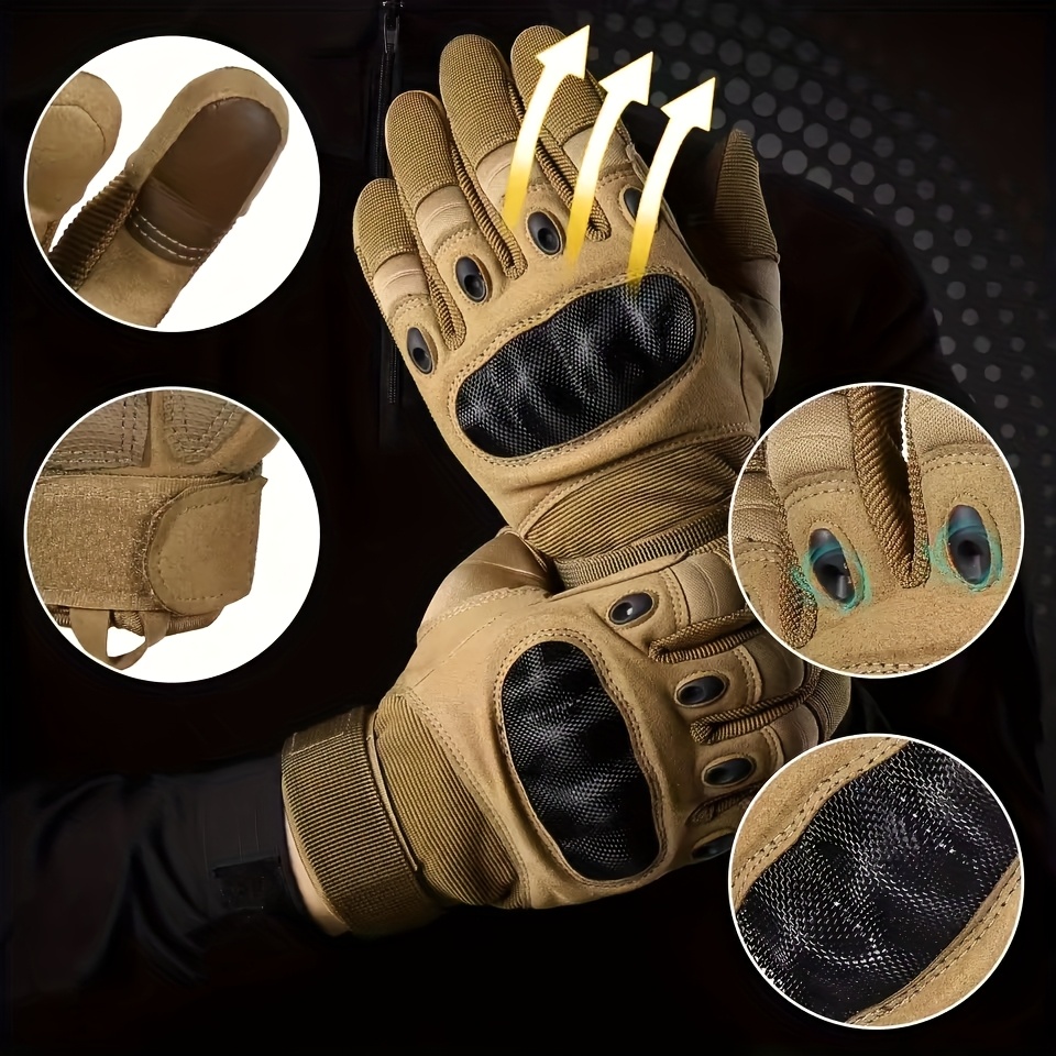 New Men's Full Finger Tactical - Knit Glove Touch Screen 评论和价格
