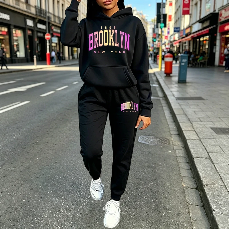 Casual Women's Outfits Print H - Winter Clothing For Women 评论和价格