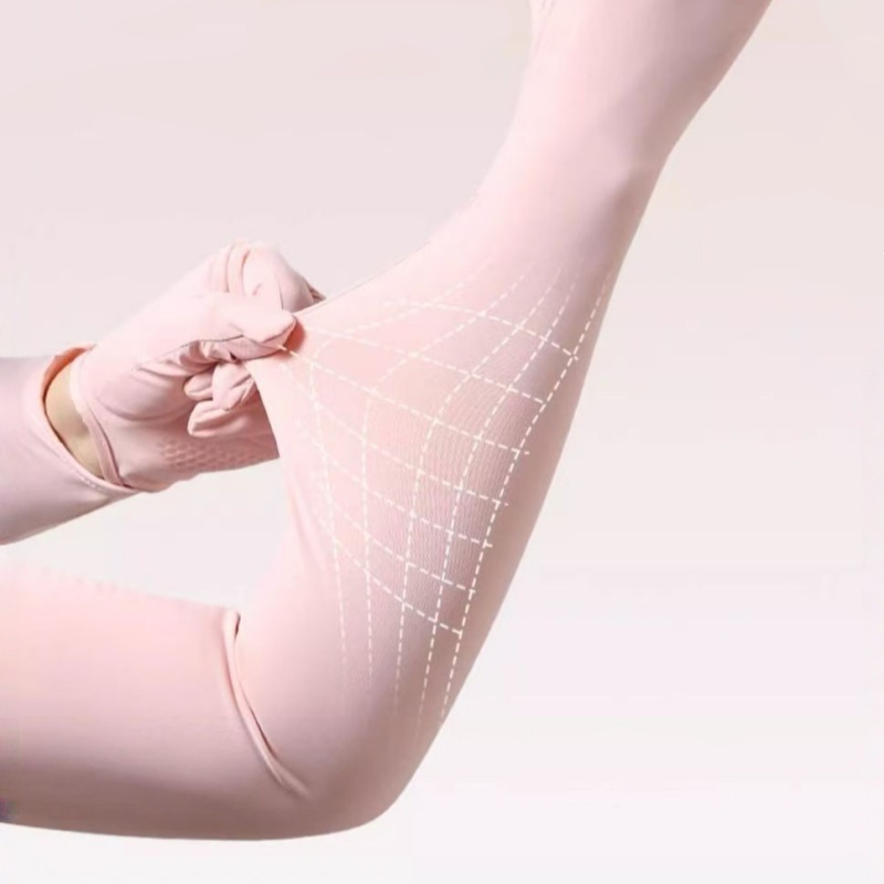 UPF50+ Ice Silk Sun Protection - Knit Glove Touch Screen 评论和价格