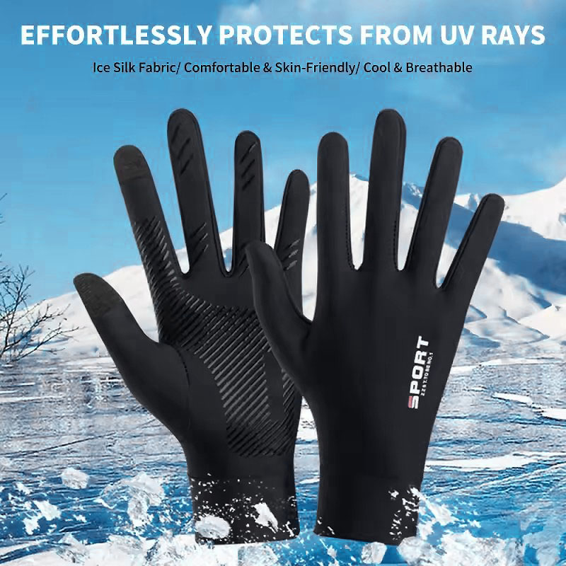 Summer Ice Silk Touchscreen Eq - Knit Glove Touch Screen 评论和价格