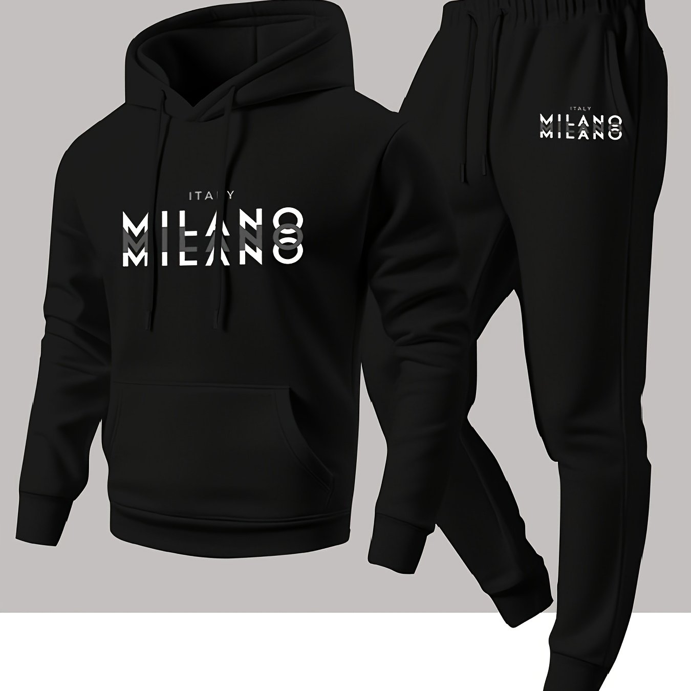 Trendy Men's Italian Milan Let - Fleece Hoodie Lined 评论和价格