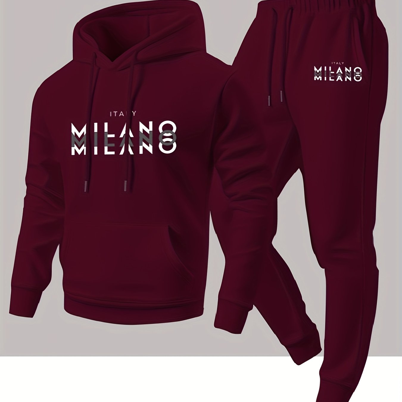 Trendy Men's Italian Milan Let - Fleece Hoodie Lined 评论和价格