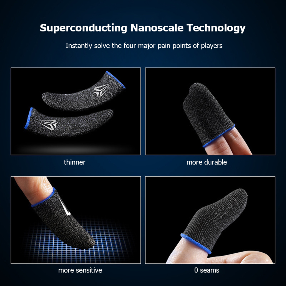 1 Pair Gaming Finger Sleeve Th - Knit Glove Touch Screen 评论和价格