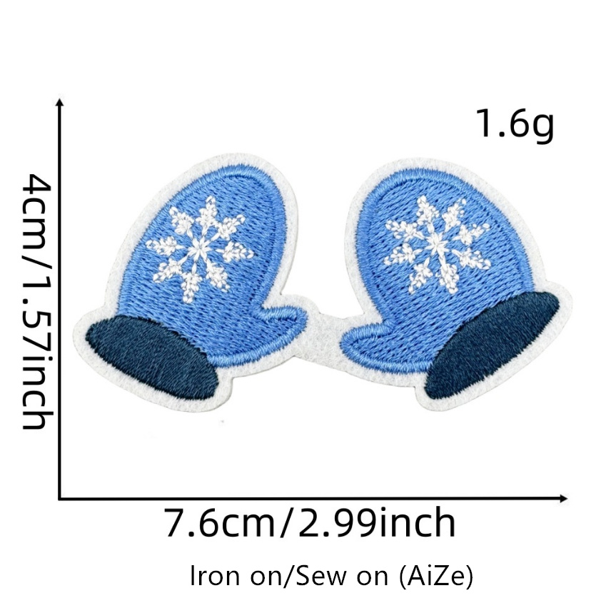 10 Pcs Hello Winter Series Emb - Winter Clothing Pictures 评论和价格